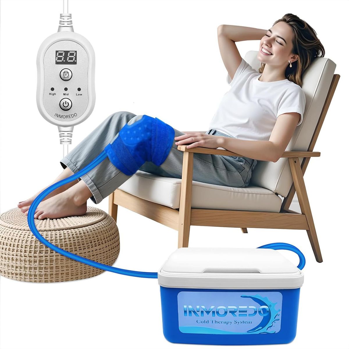 Portable Water Circulation Compress Knee Postoperative Ice Cold Therapy Machine_voghion.com