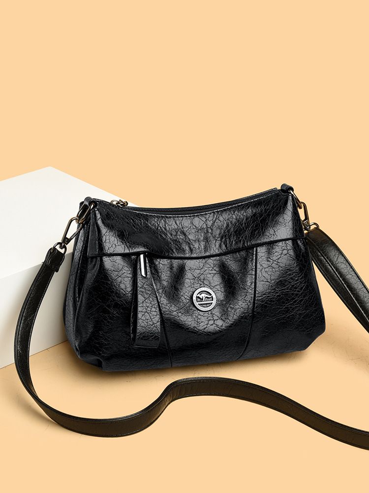 New Soft Leather For Women, Fashionable Middle-aged Elderly Women's Bag, Simple And High-end Versatile Large Capacity_voghion.com