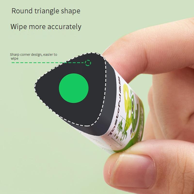 ​Triangular Eraser Set - 6 Pack PVC 4B Smudge-Free Erasers For School, Office & Art, Non-Toxic & Lint-Free​_voghion.com