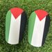 Palestine Flag Mini Shin Guards - Small Football Protective Gear For Training & Matches (8x5cm, 10x6cm, 12x8cm)_voghion.com