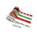 Christmas Decor Essentials - 2.5cmX3m Mixed Ribbon Rolls 24pcs_voghion.com