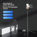 Bluetooth Selfie Stick With Tripod & Fill Light - Anti-Shake Phone Holder For Vlogging, Live Streaming & Outdoor Photography_voghion.com