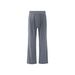 Pantaloni casual da uomo in poliestere elasticizzato leggero con gamba dritta e pieghe - Traspiranti e comodi per l'estate (nero/grigio, S/M/L/XL)_voghion.com