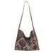 Ethnic Style Retro Handheld Women's Bag Ethnic Style Canvas Handbag Weaving Yunnan Style Lightweight Middle Aged Small Cloth Bag_voghion.com