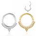 F136 Titanium piercing Nose Ring Women Body Jewelry Septo Sexy Ear Tragus Hinged Segment Helix Circular for Septum Wholesale_voghion.com