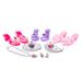 Ensemble de princesse Playhouse pour filles, bijoux, chaussures, collier, jouets portables_voghion.com