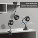 Portable Clip-on Push-pull Fan 3 Speed Setting Flexible Bendable USB Rechargeable Operation Silent Desktop Fan Desktop Mini Small Fan_voghion.com