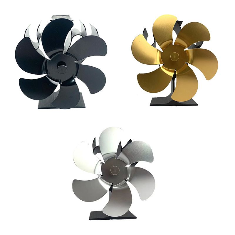 Kandallóventilátor 6 levelű fáklyával, kis I alakú ventilátor, kerozin kályha fűtés, magas hőmérsékletállóság - LT376_voghion.com