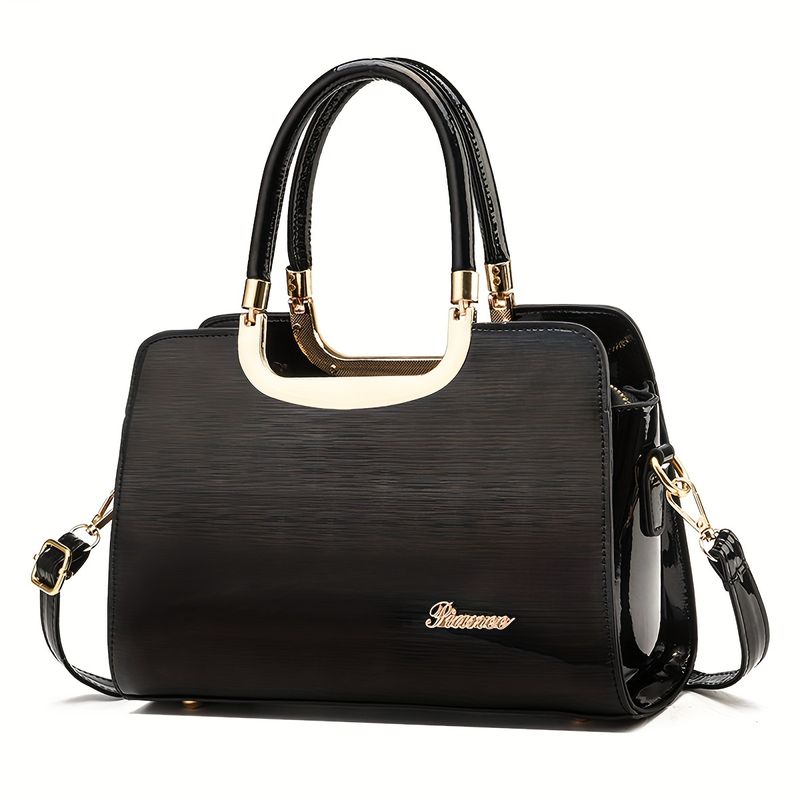 Borsa a tracolla multitasche alla moda in tinta unita, borsa perfetta per tutti gli spostamenti_voghion.com