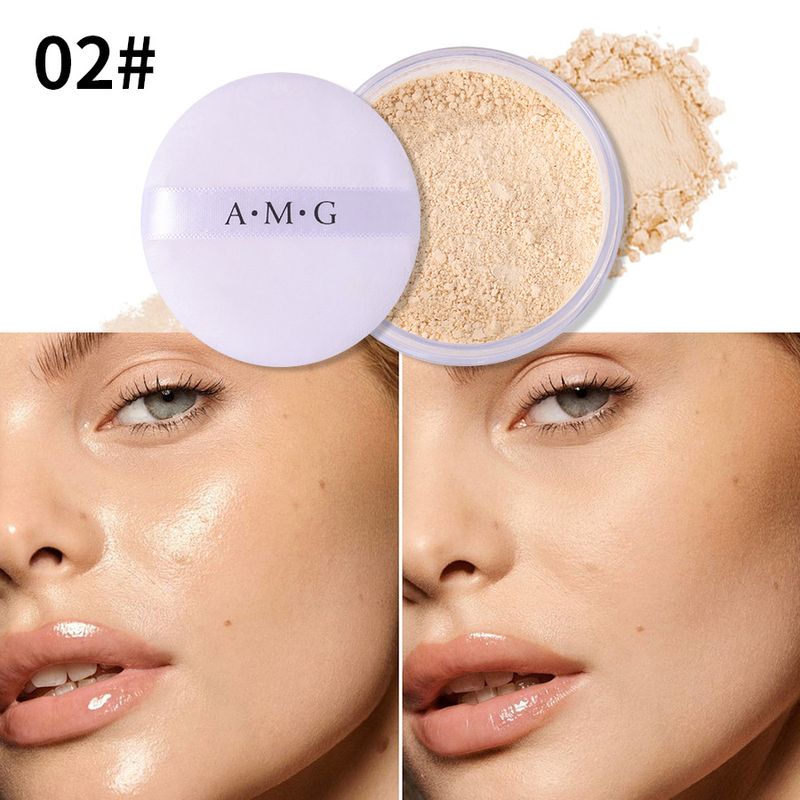 Puder Specjalna Dostawa Gorącej Sprzedaży AMG Makeup Luźny Puder Wodoodporny Rozjaśniający Korektor Długotrwały Makijaż Luźny Puder_voghion.com