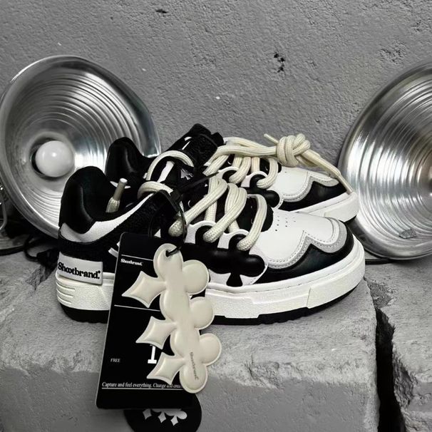 Guangzhou Goods King Hedi Same Style SHOOTX Freedom No.1 Casual Plum Blossom Trendy Skateboarding Shoes_voghion.com