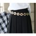 Geometric Waist Chain - Retro Round Chain Belt (Adjustable, 18K Gold Plated)_voghion.com
