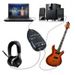 Câble d'interface USB Plug and Play Guitar Link pour PC et enregistrement vidéo_voghion.com