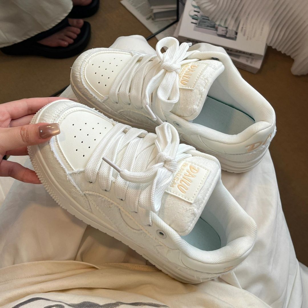 Casual Brout Schong weiblech Summer an Hierscht nei Studenten all Skateboard Schong weiblech_voghion.com