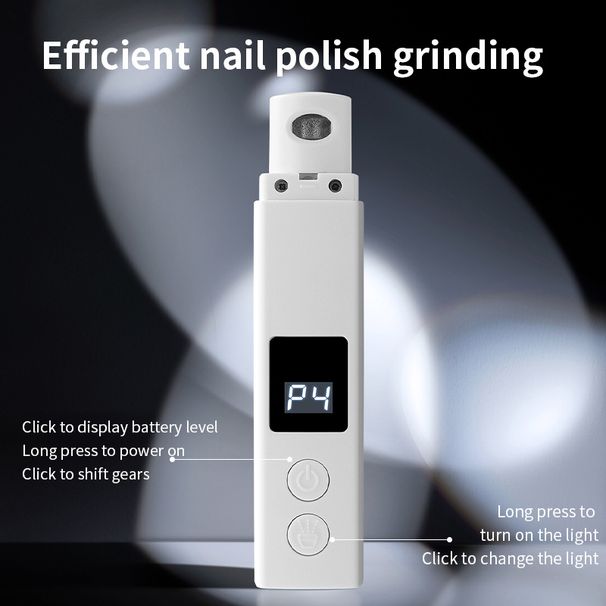 Pet Supplies Electric Grinder Nail Polishing Machine Multifunctional With Light Rechargeable Laser Pen Portable_voghion.com