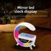 Hot-Selling Creative Gift BT3401 Colorful Atmosphere Light Wireless Charging Multi-Functional Smart Bluetooth Speaker_voghion.com