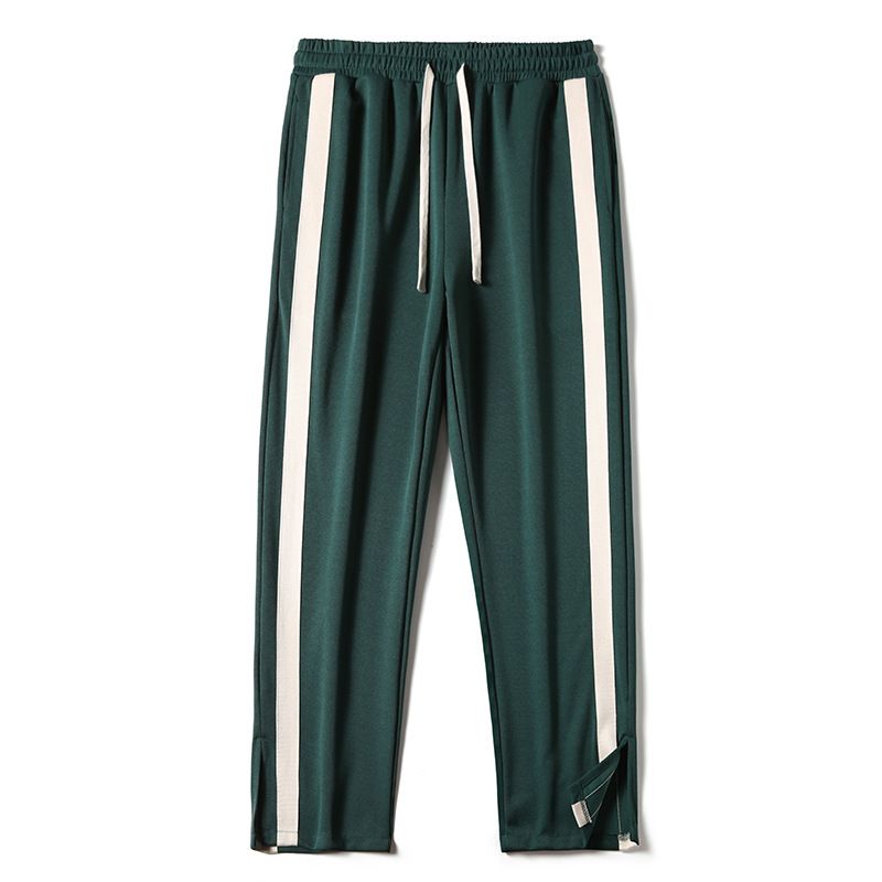 Vêtements pour hommes, nouveaux pantalons décontractés pour hommes, pantalons amples polyvalents, pantalons de survêtement droits, tendance pour hommes_voghion.com
