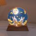 Lampada da notte luminosa in cristallo stampato a forma di coniglio di giada lunare, regalo per la festa di metà autunno per amici e parenti_voghion.com