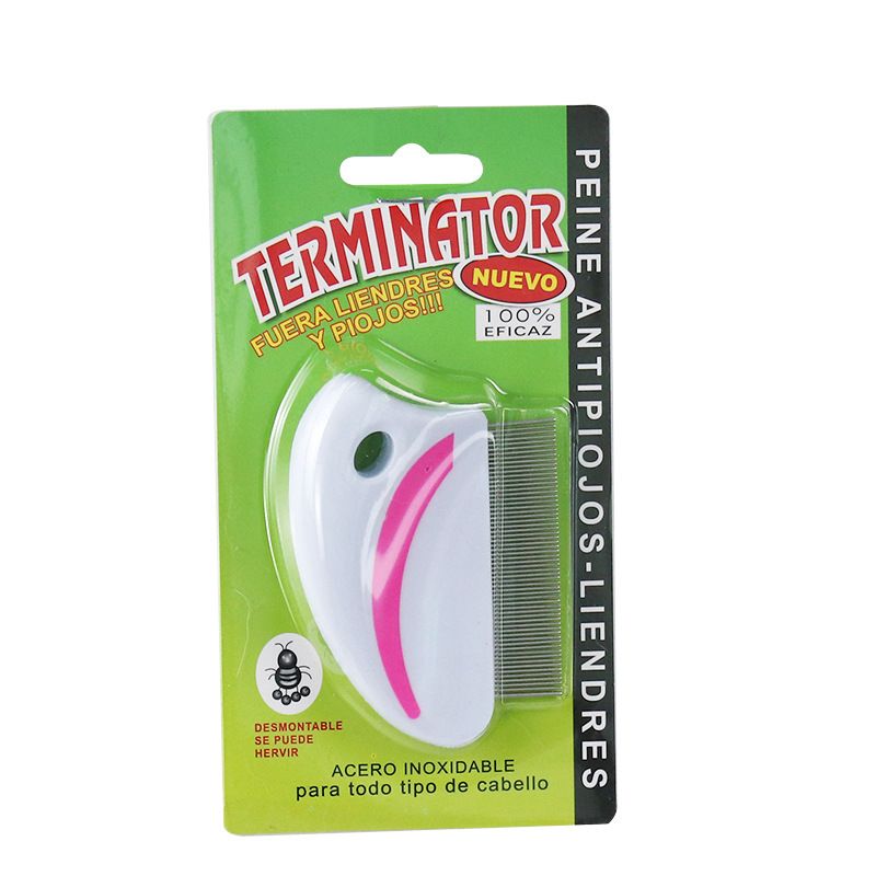 New Refined Stainless Steel Needle Flea Removing Lice Pet Comb Cleaning Supplies_voghion.com