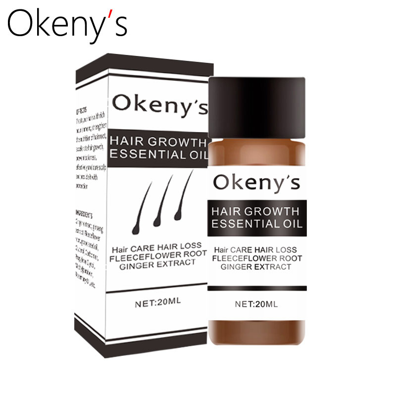 Okenys snabba kraftfulla hårväxt Essensprodukter Eterisk olja Flytande behandling Förhindrar håravfall Hårvård Andrea 20ml_voghion.com