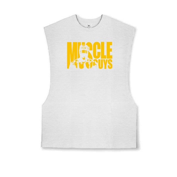 Tanktop für ärmellose Herren-Sommer-Camisole-Sportarten, Lauftraining, schnell trocknende Muskeln, locker sitzender Basketball_voghion.com