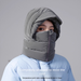 Winter Cold-Proof Large Cotton With Fleece Lining, Thickened Windproof And Face Mask Combo For Delivery Riders,_voghion.com