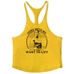 Mr. Bodybuilding Schwarzenegger Classic Fitness Slim Shoulder Strap Racerback Tank Top Straddle Strap Solid Color_voghion.com