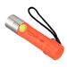 Waterproof Diving Flashlight - T6 LED Strong Beam With Push Button Switch, 18650/AAA Battery Compatible For Night Diving & Long-Distance Illumination_voghion.com