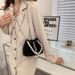 Crossbody Bucket For Women, High-End Feel, 2025 New Design, Niche Drawstring Fashion Chain Rhinestone Bag_voghion.com