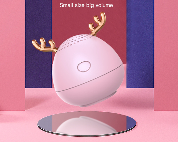 Mini Antler Small Cannon Wireless Bluetooth Speaker Portable Large Volume Home Outdoor Subwoofer_voghion.com