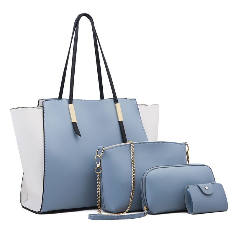 Luggage & Bags new fashion simple mother and child bag four piece set crossbody shoulder handbag tote bag wholesale_voghion.com