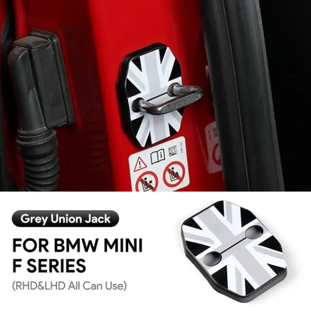 Protective Door Lock Cover for Mini Cooper F54 F55 F56 F57 F60 F61 Countryman 1pc Car Accessories Case Auto Styg_voghion.com