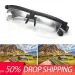 Fashion Adjustable Glasses Lenses Nearsighted Farsighted Computer Reading Driving Unisex Correction Binocular Focus Eyeglass_voghion.com