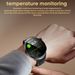 Unisex Smart Watch With Bluetooth Calling & Health Monitoring – 1.4" Touch Screen, Heart Rate/Blood Pressure Tracking, 7-Day Battery, IP68 Waterproof_voghion.com