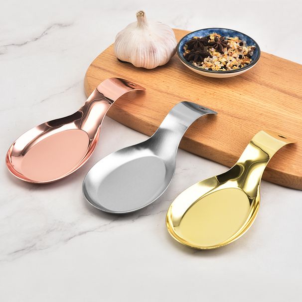 Stainless Steel Rest Household Kitchen Thickened Heat Insulation Soup Pad Spoon Holder Tableware Storage Easy To Clean_voghion.com
