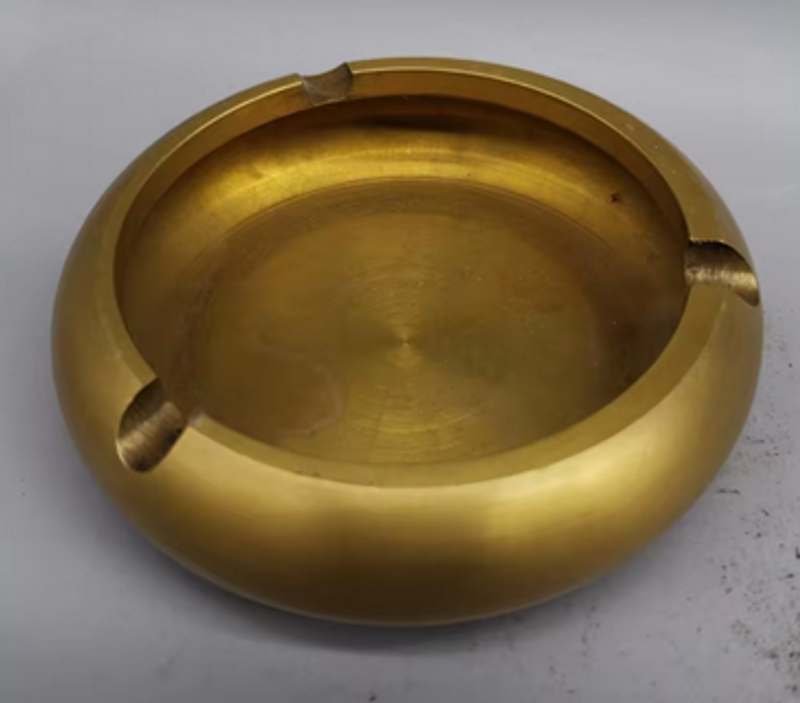 Brass Ashtray Decoration Creative Personality New Chinese High-End Ashtray Home Office Crafts Decoration_voghion.com