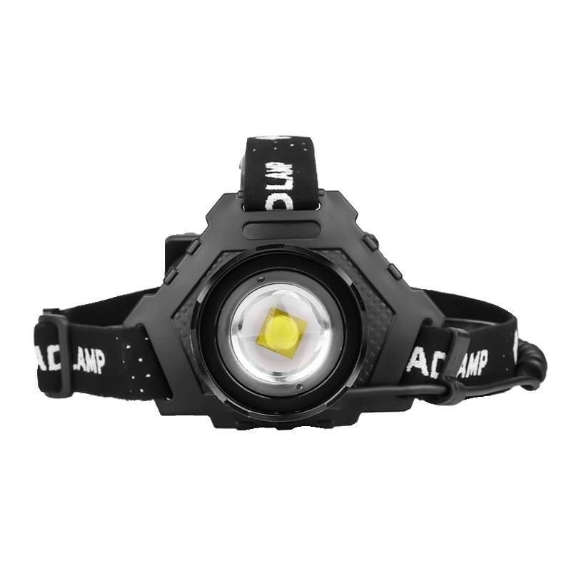 Strong Light Headlight USB Output Power Bank P70 Headlight Red Light Warning Outdoor Zoom Headlight_voghion.com