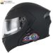 KooqiBao Dual Visor Modulaire Motorhelm met Bluetooth K23, Lange Batterijduur, 3C Gecertificeerde Integraalhelm voor Mannen & Vrouwen_voghion.com