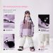Conjunto de roupa de neve infantil – Jaqueta e calça de esqui impermeáveis e isoladas para meninos e meninas – Roupa térmica de inverno à prova de vento para esportes na neve_voghion.com