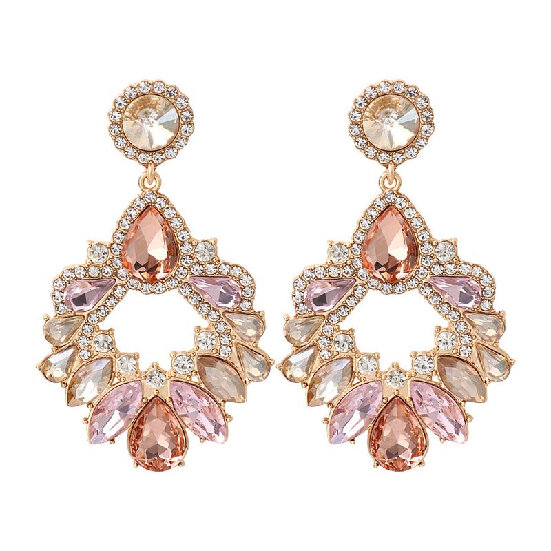 Orecchini da donna forma geometrica orecchini esagerati con diamanti_voghion.com