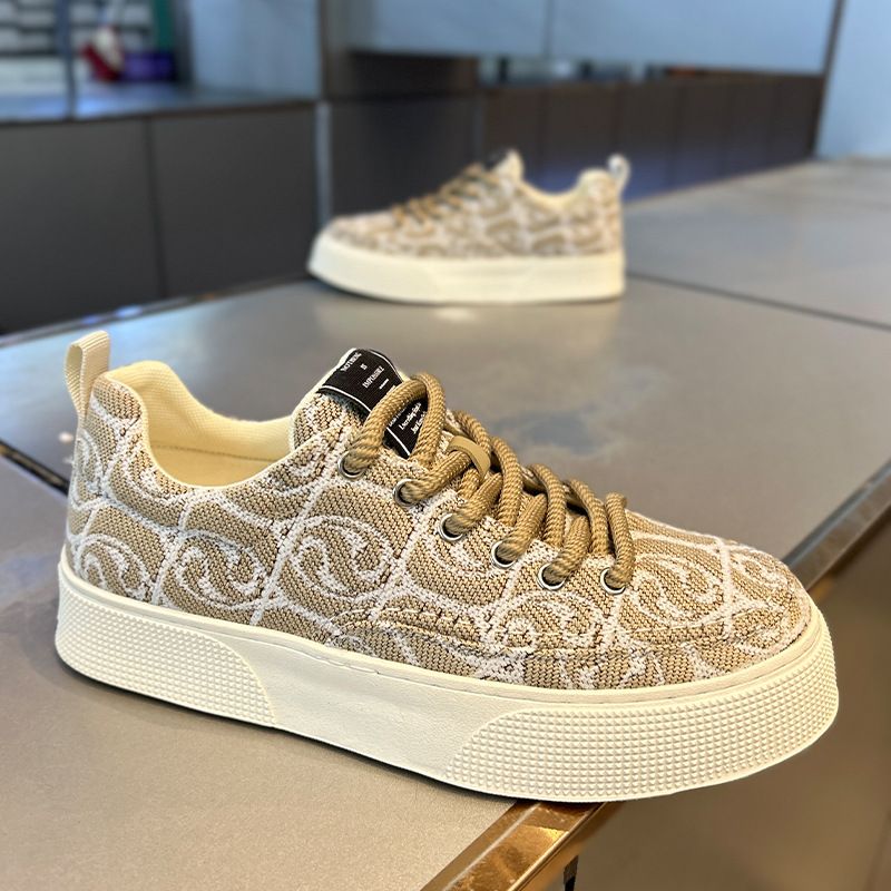 Neue atmungsaktive Frühlingsmode, lässig, bequem, vielseitig, niedrig geschnitten, weiche Sohle, erhöhte, trendige Herrenschuhe_voghion.com