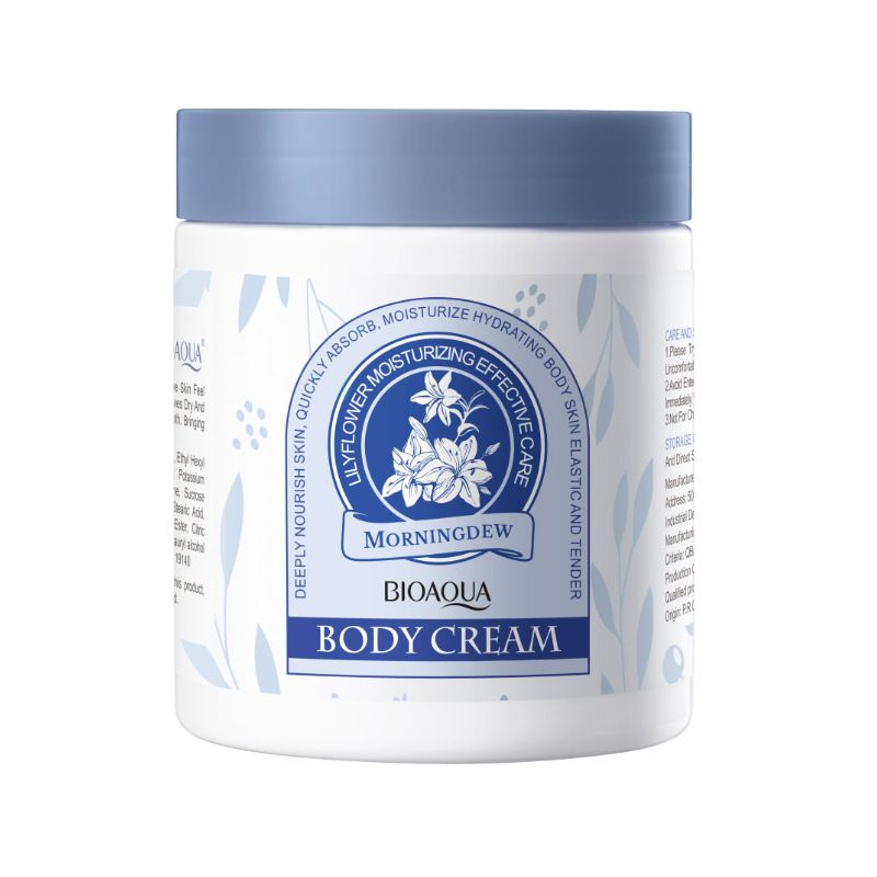 La crema corporal BIOAOUA Cloud Laurel es una loción corporal refrescante, no grasa, hidratante y antisequedad._voghion.com