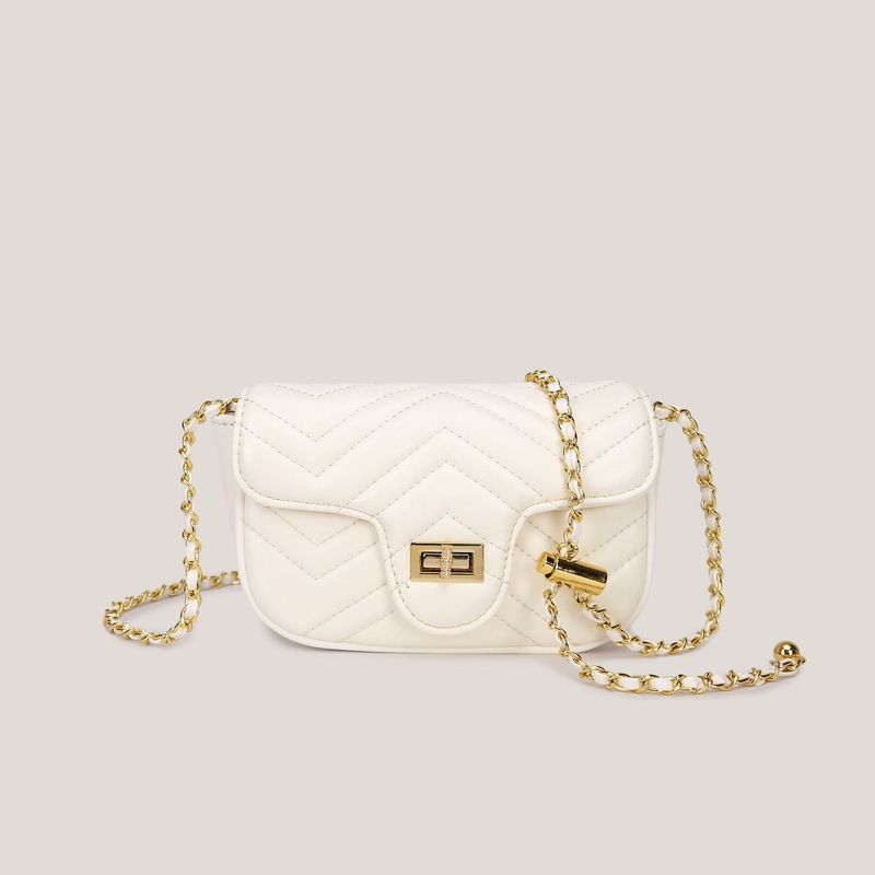 Luxury chain square with high-end feel, women's Korean version, casual and versatile, diagonal cross bag, small_voghion.com