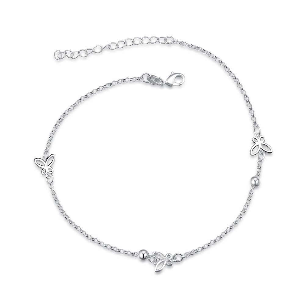 Nuova cavigliera regolabile con catena di estensione a forma di cuore, stile spiaggia estivo, taglia grande 25_voghion.com