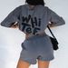 Women's Clothing Autumn And Winter New Sweater Suits Fashion Sports Short Sleeved Pullover Shorts Suit Two Pieces_voghion.com