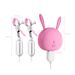 Sex Products Jiuba Charging Double Peaks Clitoris Three Point Vibration Nipple Clamp Breast Chest Massage Female Masturbator_voghion.com