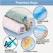 7pcs Compression Bags Hand Roll Style No Vacuum Needed Space Saver For Travel Dry Wet Separation Home Storage_voghion.com