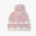European And American Versatile Warm And Plush Thick Ball With Wool Women's Color Blocked Woolen Hat Fashionable And Simple Outdoor Knitted Hat_voghion.com