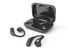 Auriculares inalámbricos Bluetooth S730 con gancho para la oreja, NFC, control de voz, alcance de 10 m, 8 h de reproducción (negro, rojo y plateado)_voghion.com