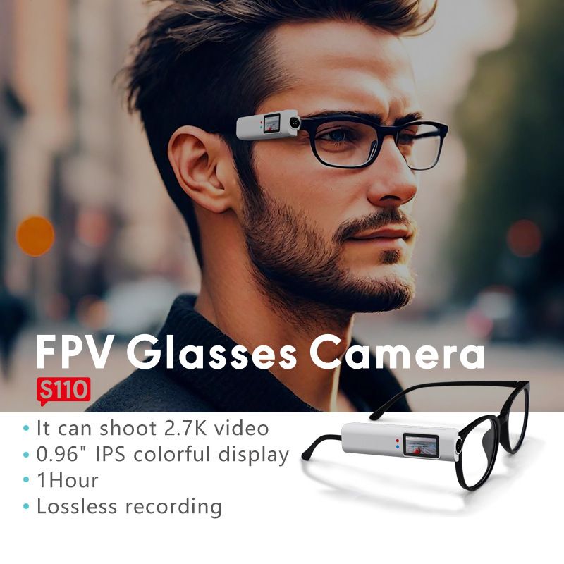 New WIFI Mobile Phone Interconnection Head-Mounted Replacement Recording And Video Glasses Sports Camera 1080P HD_voghion.com